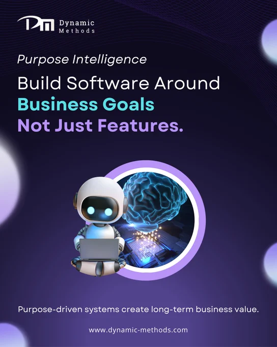 The strongest software is not built around features.

It is built around business goals. 🎯



Too many products start with a long list of functions, but very few begin with the question that truly matters:



𝗪𝗵𝗮𝘁 𝗼𝘂𝘁𝗰𝗼𝗺𝗲 𝘀𝗵𝗼𝘂𝗹𝗱 𝘁𝗵𝗶𝘀 𝘀𝘆𝘀𝘁𝗲𝗺 𝗰𝗿𝗲𝗮𝘁𝗲 𝗳𝗼𝗿 𝘁𝗵𝗲 𝗯𝘂𝘀𝗶𝗻𝗲𝘀𝘀?



That is where 𝗣𝘂𝗿𝗽𝗼𝘀𝗲 𝗜𝗻𝘁𝗲𝗹𝗹𝗶𝗴𝗲𝗻𝗰𝗲 changes the game.

When software is designed around the product's purpose, teams move with greater clarity, users get better experiences, and the business creates long-term value rather than short-term noise.



At Dynamic Method Solution, we believe purpose-driven systems are the foundation of scalable digital transformation.



👉 𝐋𝐞𝐚𝐫𝐧 𝐦𝐨𝐫𝐞: https://dynamic-methods.com/



#PurposeIntelligence #DigitalTransformation #CustomSoftware #SoftwareDevelopment #ArtificialIntelligence #Innovation #VelocityCoding #DynamicMethodSolution 