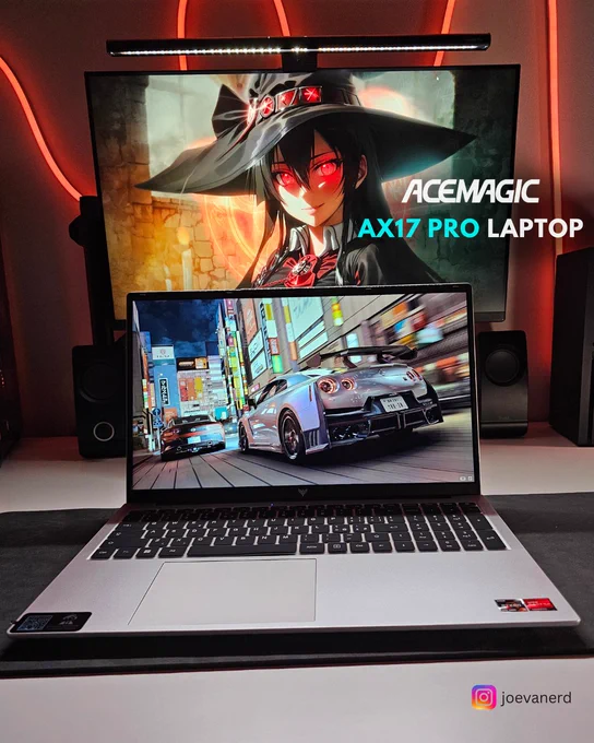 ACEMAGIC AX17 Pro #Laptop, your setup’s centerpiece!!! 🌌💻 
With bold design and unmatched speed, the AX17 Pro elevates every desk into a command center 🚀

📸 joevanerd

✨ Ready to power up your world? Get yours now on our official website 👉 acemagic.com and enjoy 3% OFF with discount code ACEFAN3

🛒💨 https://acemagic.com/products/ax17-laptop

#ACEMAGIC #ACEMAGICAX17Pro #ACEMAGICLaptop