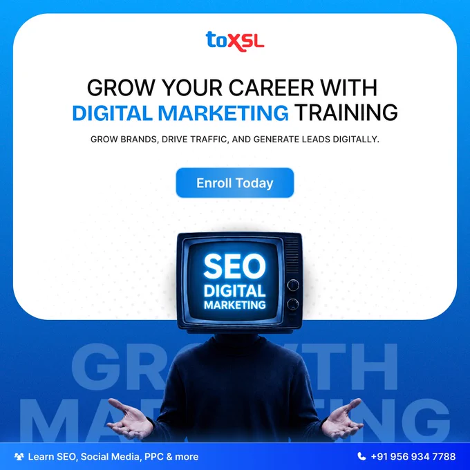 Digital Marketing Training in mohali at ToXSL Technologies