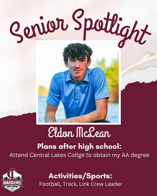 Class of 2026 senior spotlight Eldon McLean