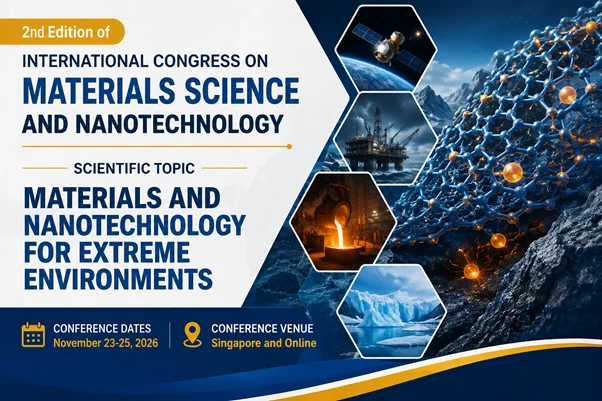 #MaterialsScience #Nanotechnology #AdvancedMaterials #ExtremeEnvironments #NanoResearch #Engineering #ScientificConference #NanoMaterials #ResearchInnovation #FutureTechnology