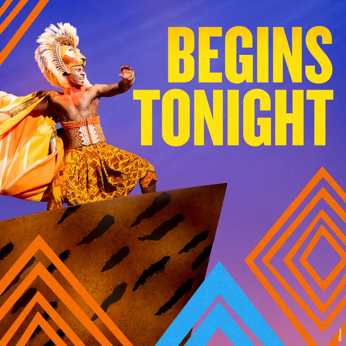 THE LION KING begins tomorrow, May 20, 2026 at the Providence Performing Arts Center.