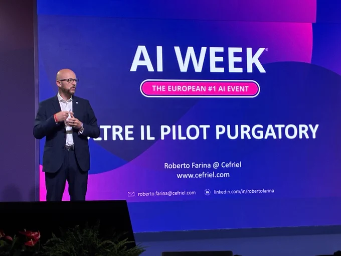 Cefriel all'AI Week 2026 - Speech Roberto Farina, Business Development Manager