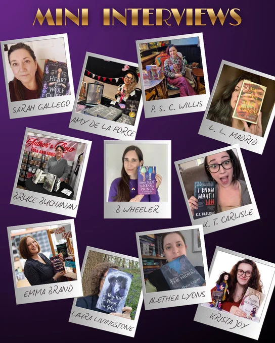 11 snapshots of authors with their books recently released or coming soon.