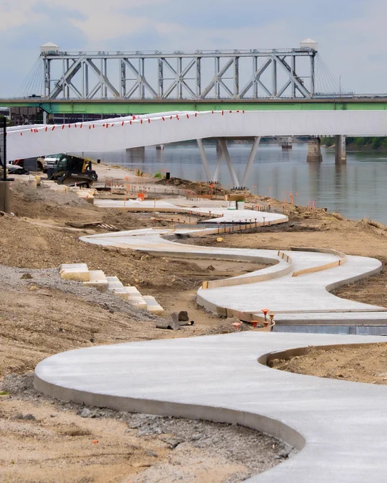 Founders park construction update