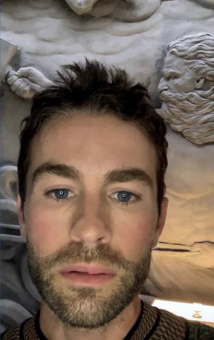 The Deep with a concerned look on his face as he’s filming a selfie video
