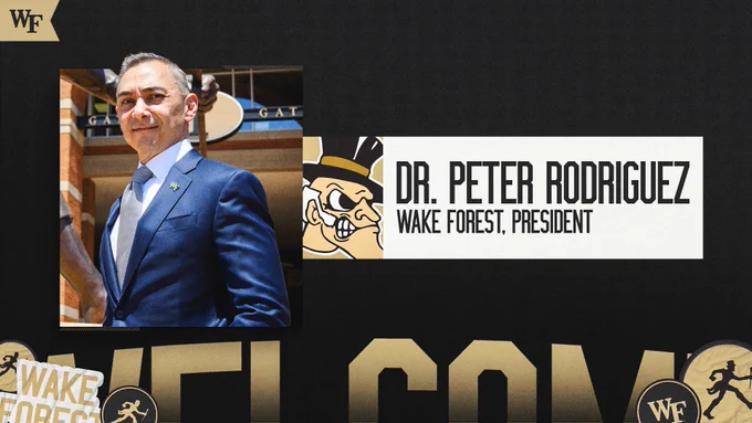 Welcome to Wake Forest, President Rodriguez!