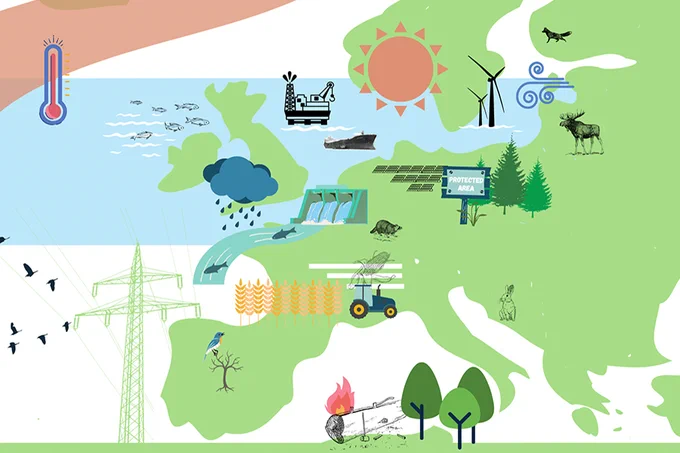 Photo: A new MIT CS3 study explores how to balance climate change and biodiversity goals. (Source: European Commission)