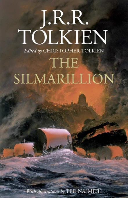 One of Ted Nasmith's covers for The Silmarillion by J.R.R. Tolkien.