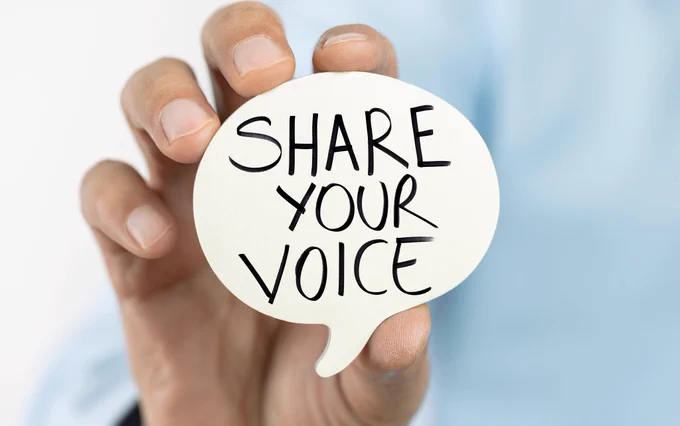 Share your voice