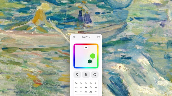 The image shows a colour wheel.