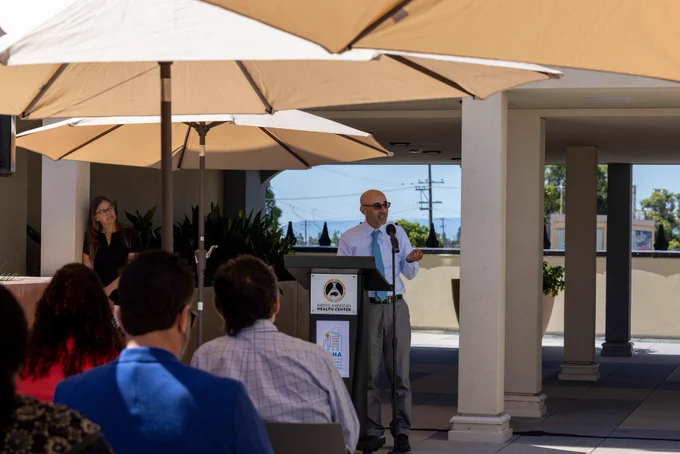 HCD Director Gustavo Velasquez speaking
