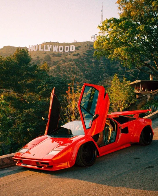 lamborghini countach hollywood, lamborghini, lamborghini countach, car, lamborghini diablo, sports car