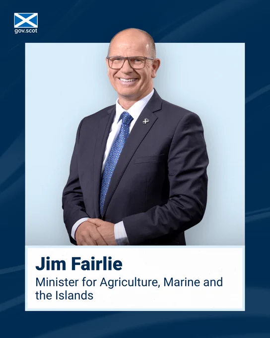 Jim Fairlie, Minister for Agriculture, Marine and the Islands.
