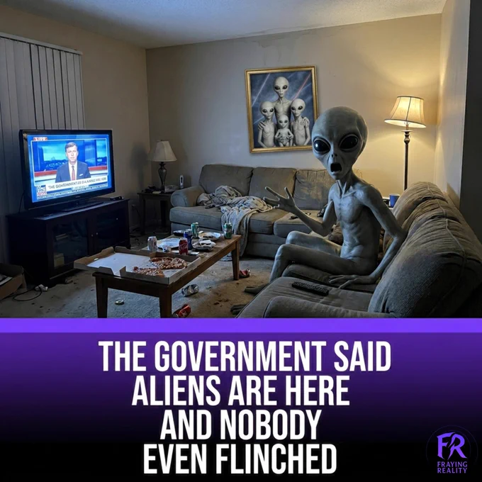 #UFOdisclosure #PublicApathy #Disclosure #frayingreality