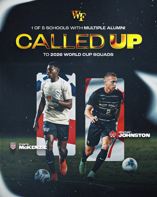 1 of 5 schools with multiple players going to the World Cup