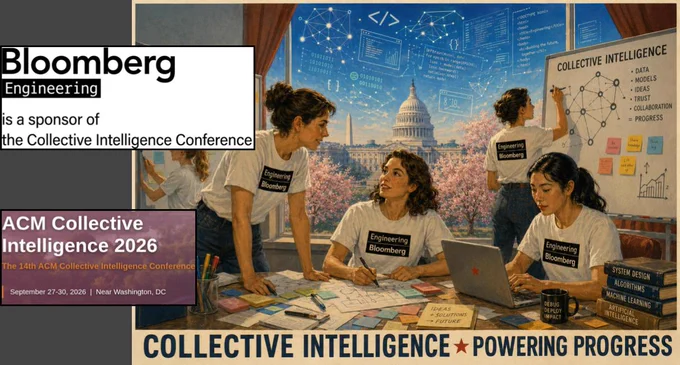 women from bloomberg working together on collective intelligence