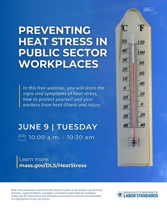 In this free webinar, you will learn the signs and symptoms of heat stress, how to protect yourself and your workers from heat illness and injury.