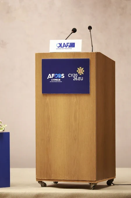 OLAF - Cyprus Presidency Expenditure Conference - microphone
