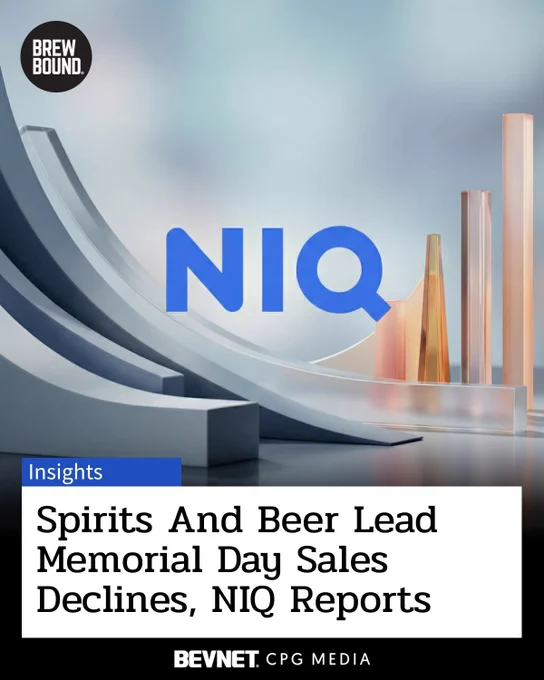 Spirits & Beer Led YoY Declines at Start of Memorial Day Weekend, per NIQ Weekly Scans