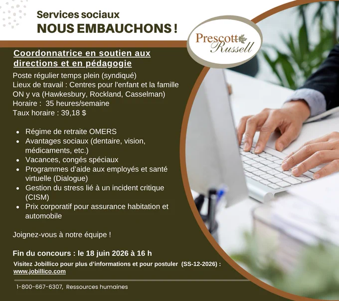 Texte comprend les informations de la publication, le logo des CUPR ainsi qu'une photo des mains d'une personne sur un clavier d'ordinateur, avec un écran et des stylos sur un bureau