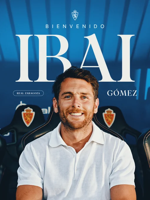 El Real Zaragoza ha alcanzado un acuerdo con Ibai Gómez para que el técnico vasco se convierta en el nuevo entrenador blanquillo para la temporada 2026-27, con opción de otras dos campañas más.