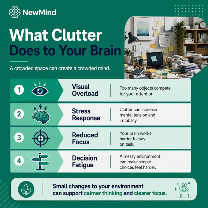 What clutter does to your brain?