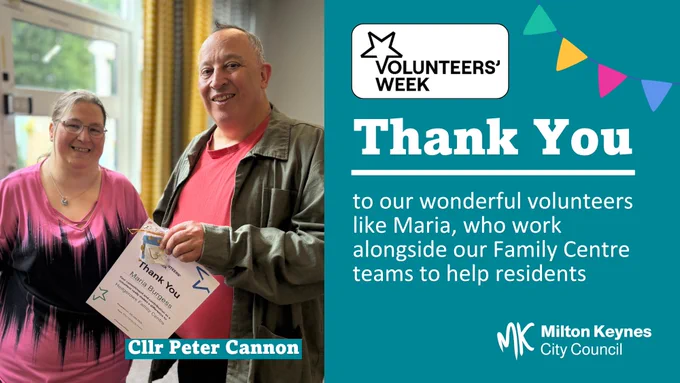 Thank you to our wonderful volunteers like Maria, who work alongside our Family Centre teams to help residents