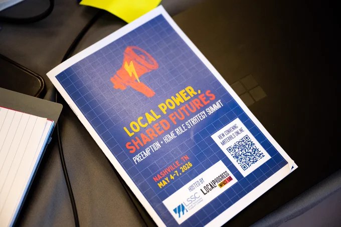 A colorful booklet for the LP preemption convening 