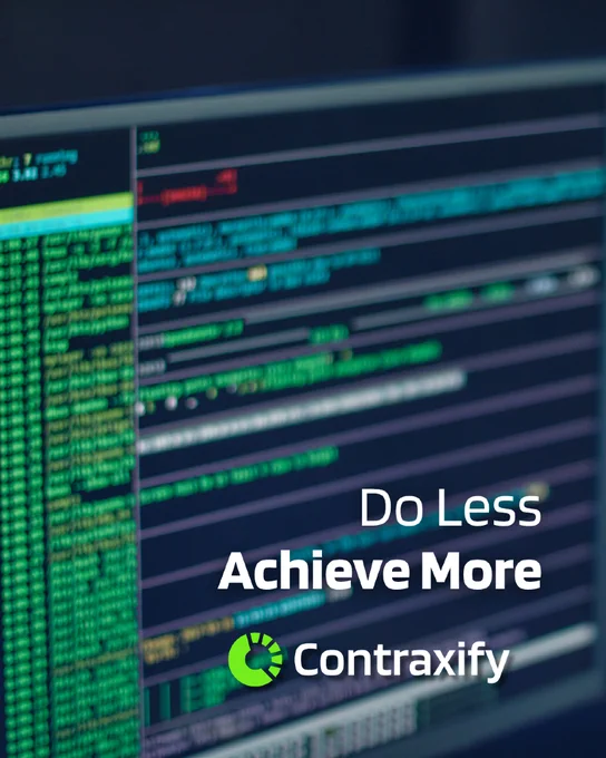 The goal isn’t to do more. It’s to eliminate what doesn’t matter.
Automation removes repetitive tasks so teams can focus on high-impact work.
 #Automation #WorkSmarter

Coding for what matters. Process. Your Contract Process. Stop Doing Everything Manually.