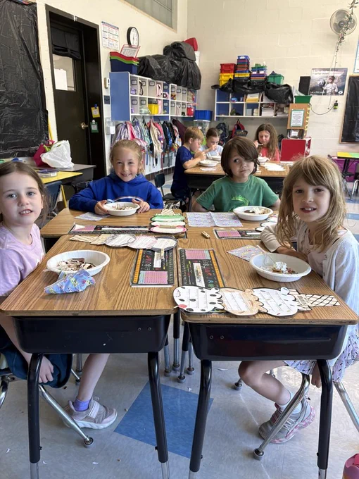 Ice Cream Day in Mrs. McArn's first-grade class.