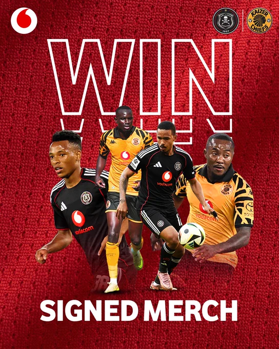 The goals fade into highlights.\u200BThe memories become history. \uD83C\uDFC6\u2728\u200B\nNow you can own signed merchandise from the players who made this season extraordinary.\u200B\n\u200B\nComment #DankoVodacom\u2764\uFE0F\u200B  Enter to WIN \uD83D\uDC49 https://bit.ly/4v8NMYt\n\u200B\n@OrlandoPirates @KaizerChiefs\n\u200B\nCompetition closes 30 26 | Ts & Cs Apply