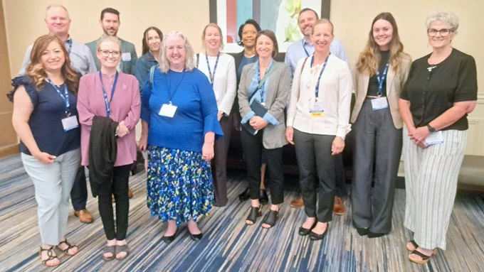 A group of CHFA staff who were in attendance for the 2026 NCSHA Housing Credit Connect.
