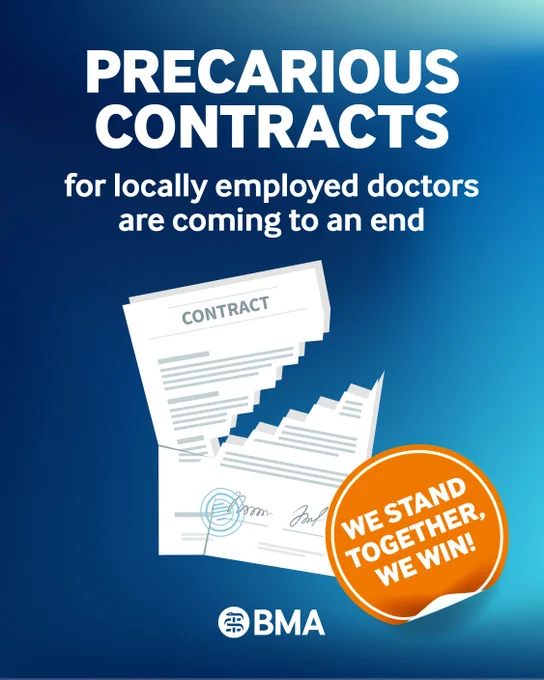 Precarious contracts for locally employed doctors are coming to an end.