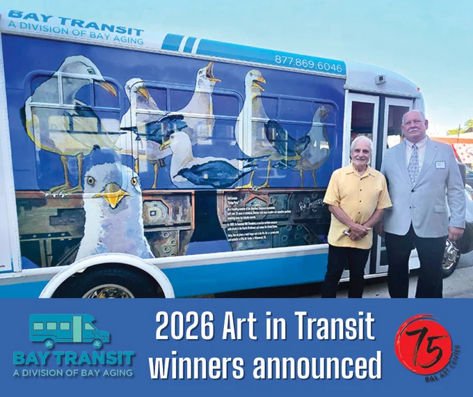 The excitement was palpable as guests and competing artists waited to hear the winners announced in the 2026 Art In Transit competition at a reception Friday, May 29, at the RAL Art Center, 19 North Main Street, Kilmarnock.

The fundraiser is a cooperative effort of Bay Aging and the RAL, said Juli Schuszler. By collecting entry fees and enlisting sponsors, the two organizations raise funds for the prizes awarded and their respective programs. With their share of the funds, Bay Transit awards college scholarships to its bus drivers or their family members.

See the winners in this week's Record: https://rrecord.com/2026-art-in-transit-winners-announced.