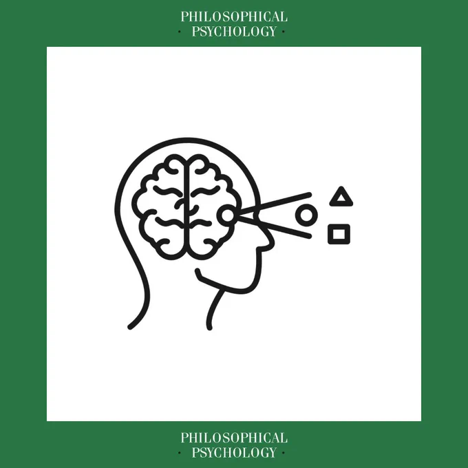 A person perceiving different shapes