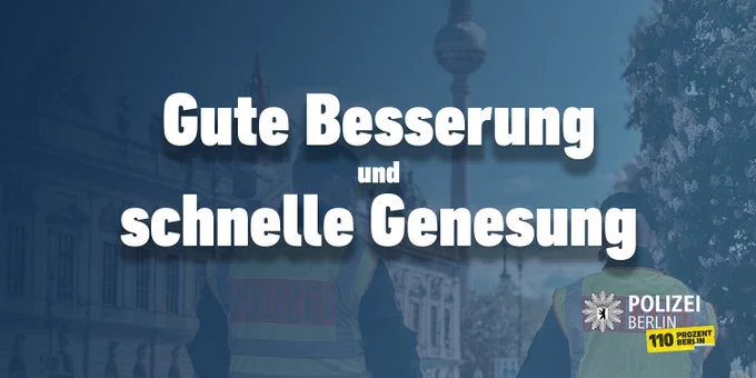 Symbolbild Gute Besserung und schnelle Genesung