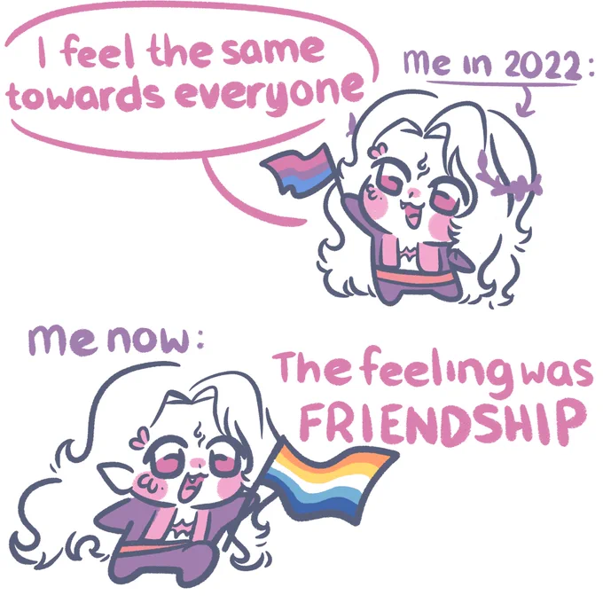 Figuring out the difference between Platonic vs Romantic Attraction helped a lot