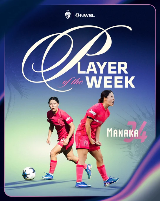 NWSL Player of the Week Manaka