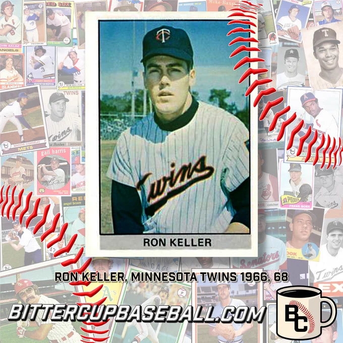 Ron Keller, the Indianapolis native who pitched for the Minnesota @Twins in 1966 & 1968 turns 83 today.
Drafted in the 8th round out of Indiana, he appeared in 9 MLB games (21.1 IP), going 0-1 with a sharp 3.38 ERA and 12 strikeouts.
He is the father of Jason Keller — co-writer of Ford v Ferrari and creator of Apple TV ’s Stick staring Owen Wilson. #Wow

#MNTwins
#baseball #MLB #MLBHistory #thehobby #BaseballTwitter