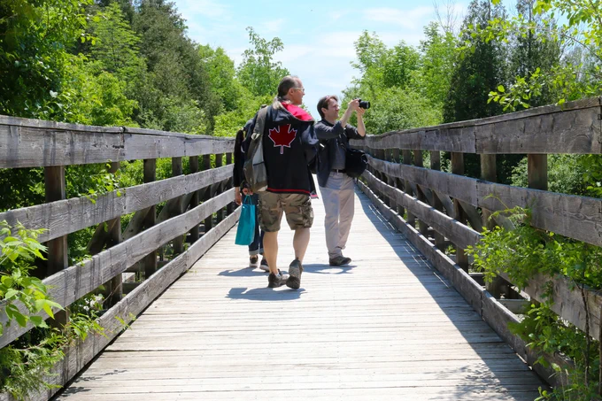 The Caledon Trailway, part of the Trans Canada Trail in Ontario. Photo by Mira Budd.