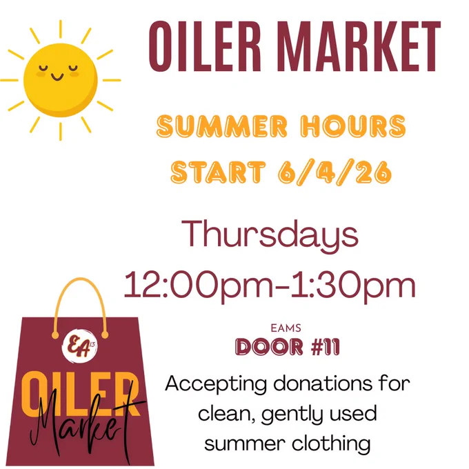 Oiler Market Thursdays 12:00-1:30