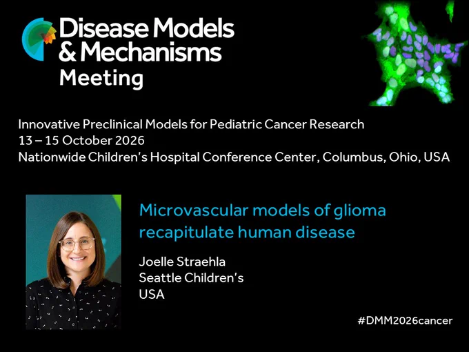Photo of Joelle Straehla and DMM logo