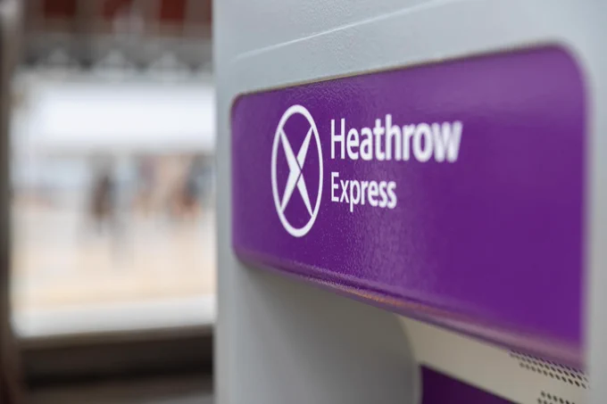 Heathrow Express ticket machine