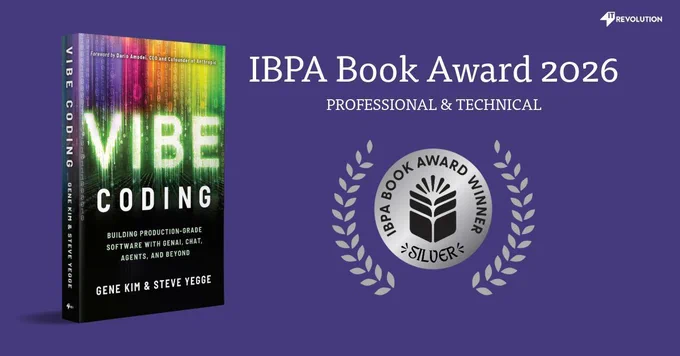 The cover of the book, and the award graphic.