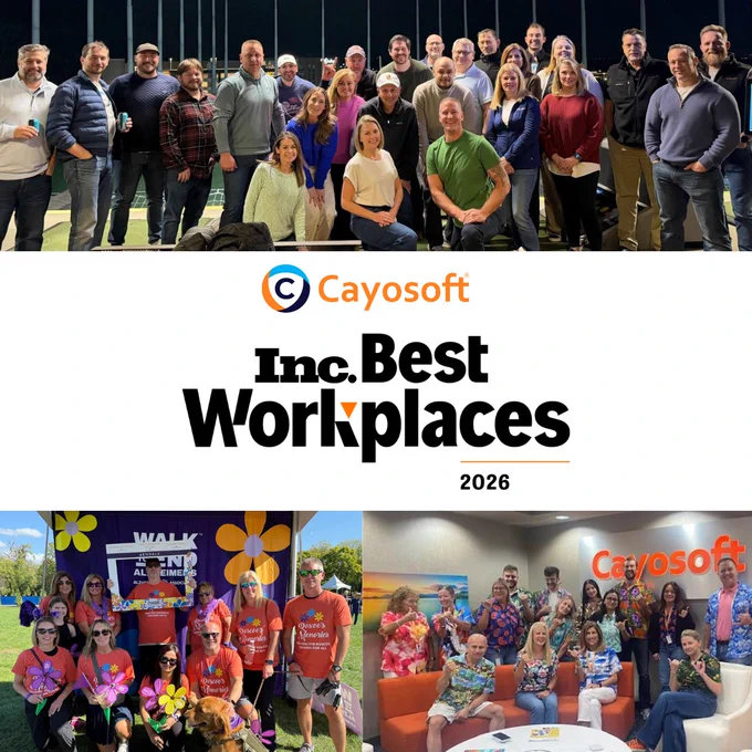 Cayosoft receives 2026 Inc Best Places to Work Award
