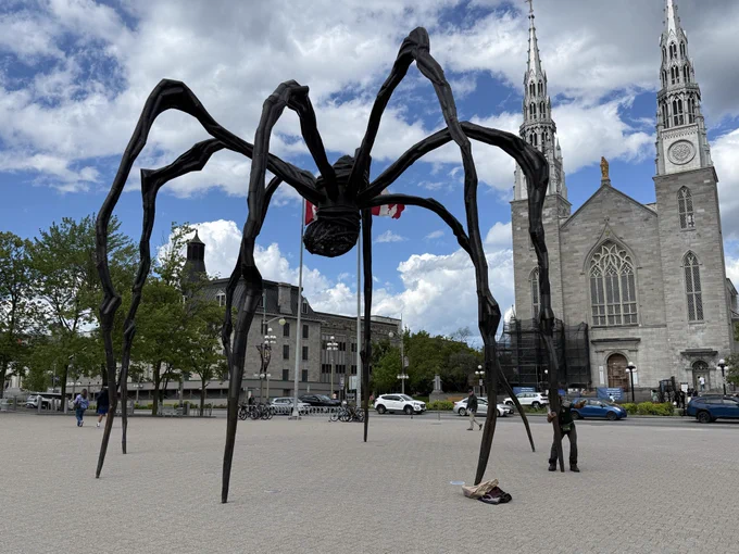 The big spider in Ottawa