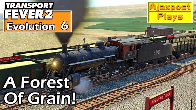 Transport Fever 2 Canyon Evolution Lets Play episode 6 thumbnail
Title: A Forest Of Grain!