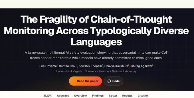 https://multilingual-cot-monitoring.github.io/
