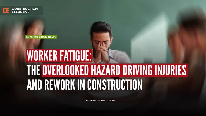 A man under stress touching the bridge of his nose during a meeting.